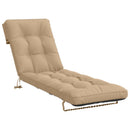 Solseng Pude VIANEN 100% polyester Sandfarvet 200 x 55 x 8 cm