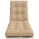 Solseng Pude VIANEN 100% polyester Sandfarvet 200 x 55 x 8 cm
