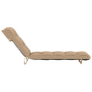 Solseng Pude VIANEN 100% polyester Sandfarvet 200 x 55 x 8 cm