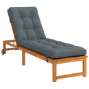 Solseng Pude VIANEN 100% polyester Blå 200 x 55 x 8 cm