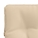 Solseng Pude VIANEN 100% polyester Cremefarvet 200 x 55 x 8 cm