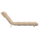 Solseng Pude VIANEN 100% polyester Cremefarvet 200 x 55 x 8 cm