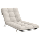 Solseng Pude VIANEN 100% polyester Hvid 200 x 70 x 8 cm