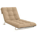 Solseng Pude VIANEN 100% polyester Sandfarvet 200 x 80 x 8 cm
