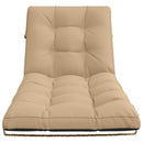 Solseng Pude VIANEN 100% polyester Sandfarvet 200 x 90 x 8 cm
