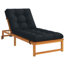 Solseng Pude VIANEN 100% polyester Mørk blå 200 x 90 x 8 cm
