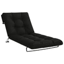 Solseng Pude VIANEN 100% polyester Sort 200 x 90 x 8 cm