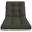 Solseng Pude VIANEN 100% polyester Antracit 200 x 90 x 8 cm