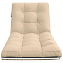Solseng Pude VIANEN 100% polyester Cremefarvet 200 x 90 x 8 cm