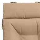 Solseng Pude VIANEN 100% polyester Sandfarvet 200 x 70 x 8 cm