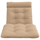Solseng Pude VIANEN 100% polyester Sandfarvet 200 x 70 x 8 cm