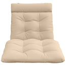 Solseng Pude VIANEN 100% polyester Cremefarvet 200 x 70 x 8 cm