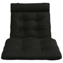 Solseng Pude VIANEN 100% polyester Sort 200 x 80 x 8 cm