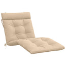 Solseng Pude VIANEN 100% polyester Cremefarvet 200 x 90 x 8 cm