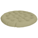 Papasan stolspude VIANEN 100% polyester Lys grøn Ø 130 x 12 cm