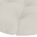 Papasan stolspude VIANEN 100% polyester Hvid Ø 130 x 12 cm
