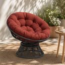 Papasan stolspude VIANEN 100% polyester Rød Ø 100 x 12 cm