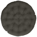 Papasan stolspude VIANEN 100% polyester Antracit Ø 130 x 12 cm