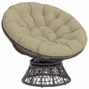 Papasan stolspude VIANEN 100% polyester Lys grøn Ø 120 x 12 cm