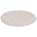Papasan stolspude VIANEN 100% polyester Hvid Ø 120 x 12 cm