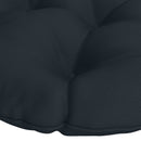 Papasan stolspude VIANEN 100% polyester Mørk blå Ø 120 x 12 cm