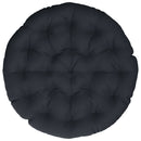 Papasan stolspude VIANEN 100% polyester Mørk blå Ø 120 x 12 cm