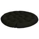 Papasan stolspude VIANEN 100% polyester Sort Ø 120 x 12 cm