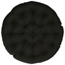 Papasan stolspude VIANEN 100% polyester Sort Ø 120 x 12 cm