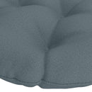 Papasan stolspude VIANEN 100% polyester Blå Ø 100 x 12 cm