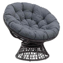 Papasan stolspude VIANEN 100% polyester Blå Ø 100 x 12 cm