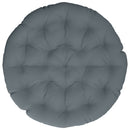 Papasan stolspude VIANEN 100% polyester Blå Ø 100 x 12 cm