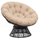Papasan stolspude VIANEN 100% polyester Cremefarvet
