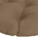 Hængestolspude VIANEN 100% polyester Gråbrun Ø 80 x 12 cm