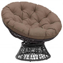 Hængestolspude VIANEN 100% polyester Gråbrun Ø 80 x 12 cm