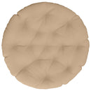 Hængestolspude VIANEN 100% polyester Sandfarvet Ø 80 x 12 cm