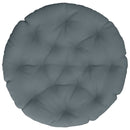 Hængestolspude VIANEN 100% polyester Blå Ø 80 x 12 cm