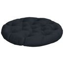 Hængestolspude VIANEN 100% polyester Mørk blå Ø 80 x 12 cm