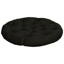 Hængestolspude VIANEN 100% polyester Sort Ø 80 x 12 cm