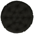 Hængestolspude VIANEN 100% polyester Sort Ø 80 x 12 cm