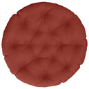 Hængestolspude VIANEN 100% polyester Rød Ø 80 x 12 cm