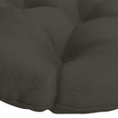 Hængestolspude VIANEN 100% polyester Antracit Ø 80 x 12 cm