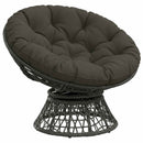 Hængestolspude VIANEN 100% polyester Antracit Ø 80 x 12 cm