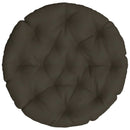 Hængestolspude VIANEN 100% polyester Antracit Ø 80 x 12 cm