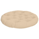 Hængestolspude VIANEN 100% polyester Cremefarvet Ø 80 x 12 cm