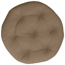 Hængestolspude VIANEN 100% polyester Gråbrun Ø 60 x 10 cm