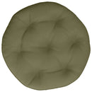 Hængestolspude VIANEN 100% polyester Olivengrøn Ø 50 x 10 cm