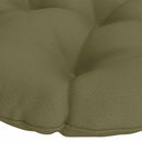 Hængestolspude VIANEN 100% polyester Olivengrøn Ø 45 x 10 cm