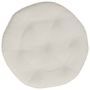 Hængestolspude VIANEN 100% polyester Hvid Ø 45 x 10 cm