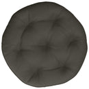 Hængestolspude VIANEN 100% polyester Antracit Ø 45 x 10 cm