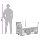 Havesofa Sæt 7 stk. 7-Antal sæder Beige polyrattan